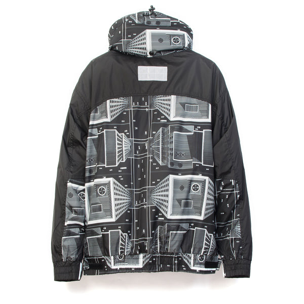 Billionaire Boys Club | Skyscraper Sailing Jacket Black/White - Concrete