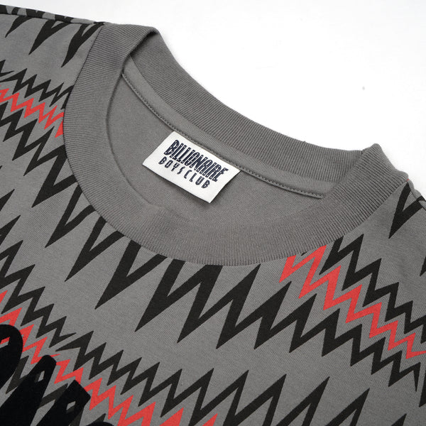 Billionaire Boys Club | Soundwave Arch Logo T-Shirt Grey - Concrete