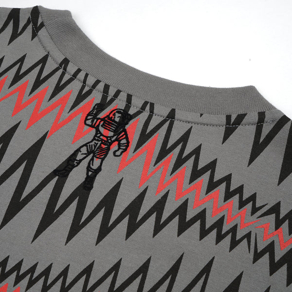 Billionaire Boys Club | Soundwave Arch Logo T-Shirt Grey - Concrete