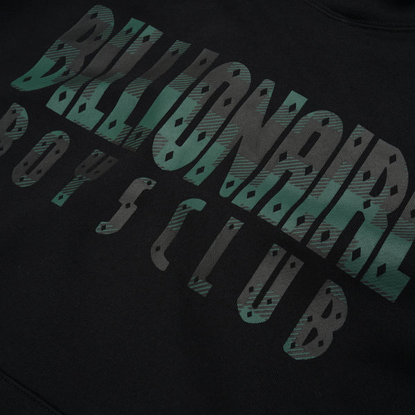 Billionaire Boys Club | Digi Check Fill Popover Hood Black - Concrete