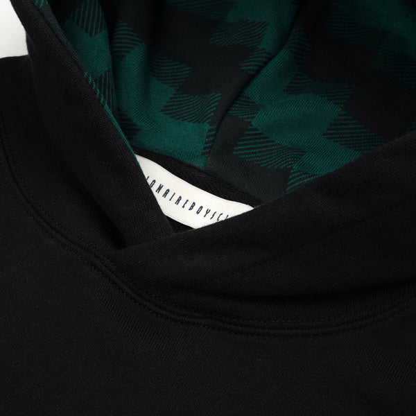 Billionaire Boys Club | Digi Check Fill Popover Hood Black - Concrete