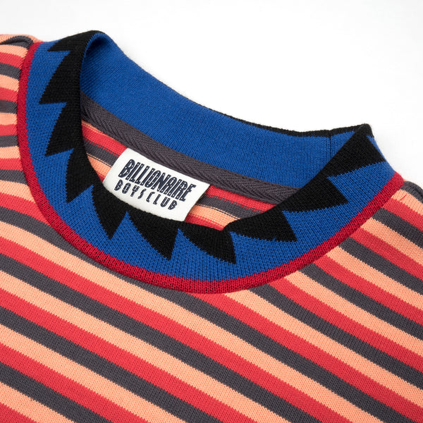 Billionaire Boys Club | Striped Pocket T-Shirt Red - Concrete