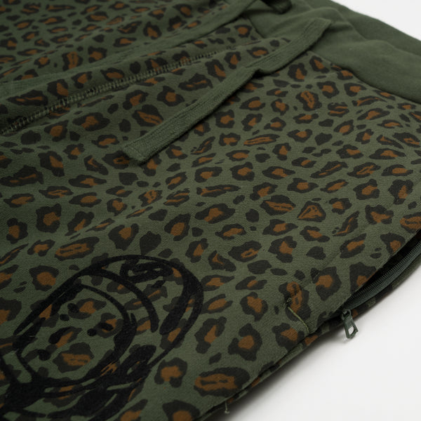 Billionaire Boys Club | Leopard Sweatpants Green - Concrete