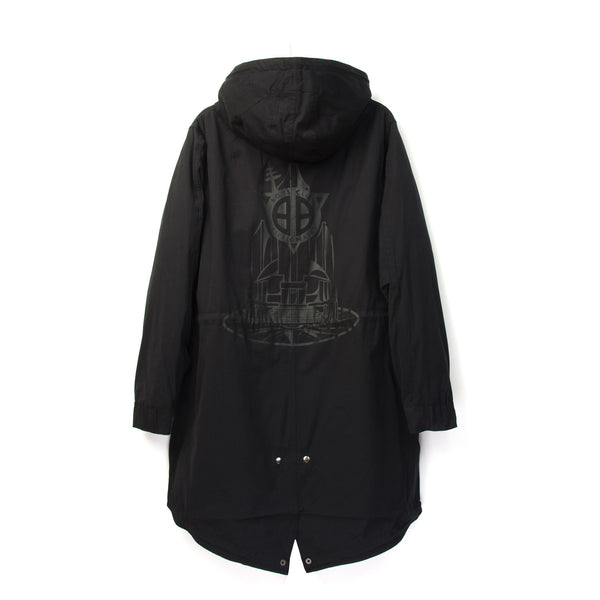 Billionaire Boys Club | Space Park Fishtail Parka Black - Concrete