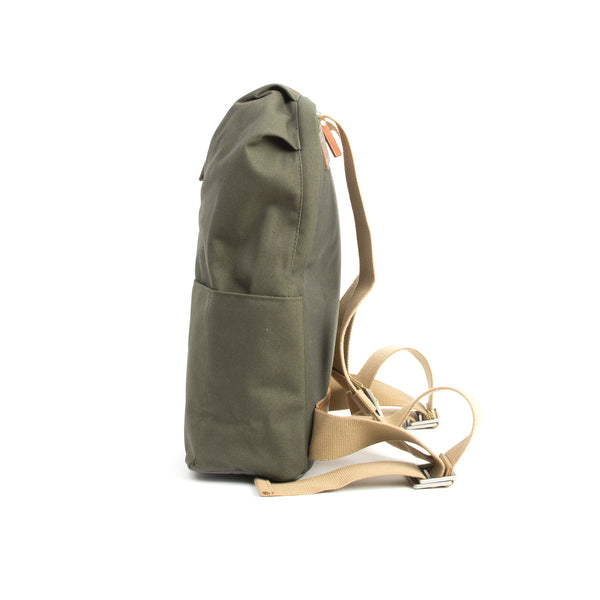 Brooks England Dalston Utility Knapsack Small (12Lt) Green Fleck - Concrete