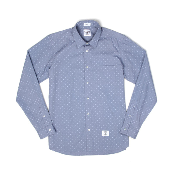 Bedwin & The Heartbreakers | 'Tailor' Longsleeve Broad OG Dot Shirt - Concrete