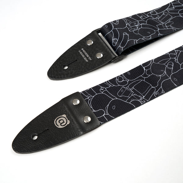 Medicom Toy | Be@rbrick Guitar Strap Black - Concrete