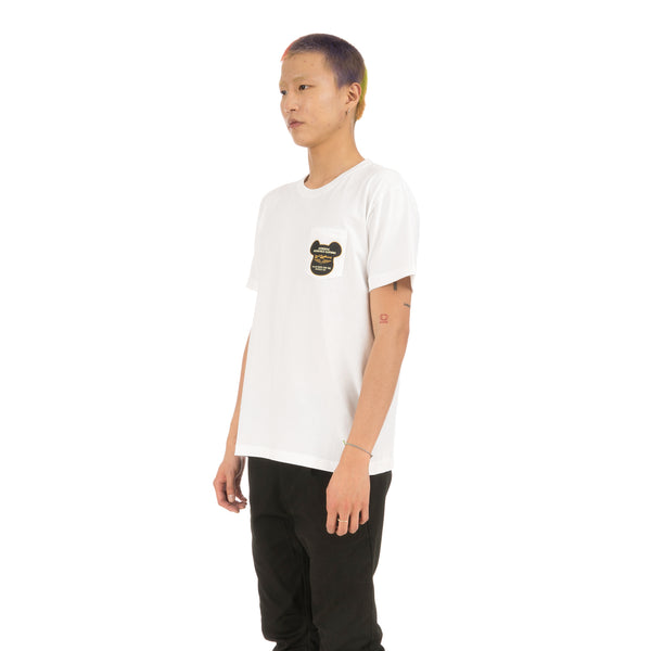 BE@RBRICK | x Lewis Leathers BE@R Tee White - Concrete
