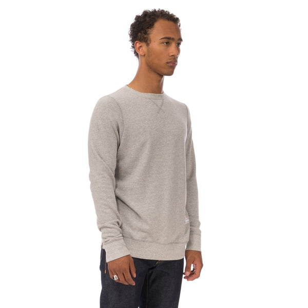 Bedwin & The Heartbreakers | L/S C-Neck Sweat 'Lou' Light Grey - Concrete