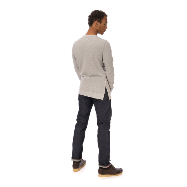 Bedwin & The Heartbreakers | L/S C-Neck Sweat 'Lou' Light Grey - Concrete