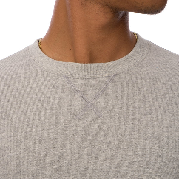 Bedwin & The Heartbreakers | L/S C-Neck Sweat 'Lou' Light Grey - Concrete