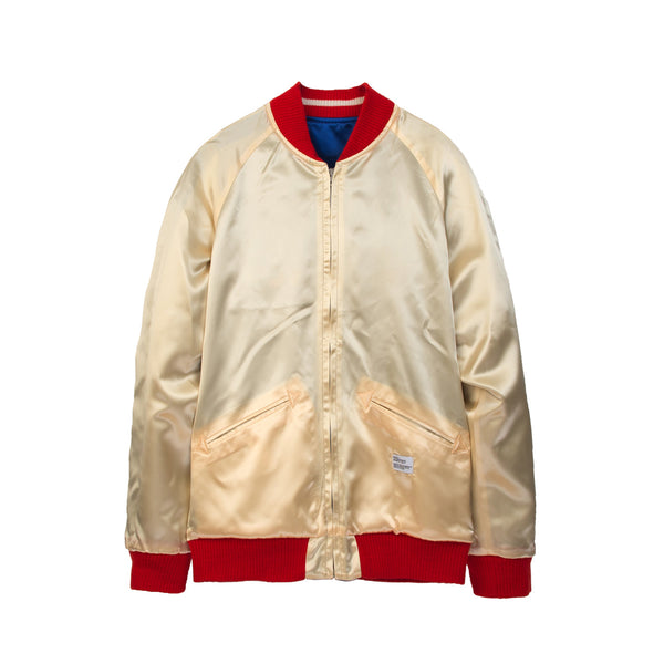 Bedwin & The Heartbreakers | 'McKnight' Reversible Souvenir Jacket Blue - Concrete
