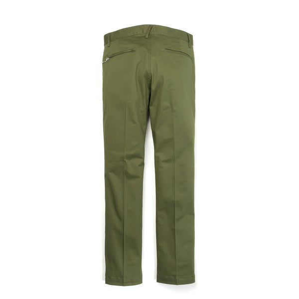 Bedwin & The Heartbreakers | 'Joe' 10/L Chino Stretch Pants Olive - Concrete