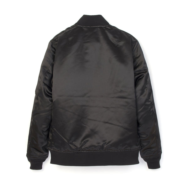 Bedwin & The Heartbreakers | 'Duffy' Reversible MA-1 Jacket Black - Concrete