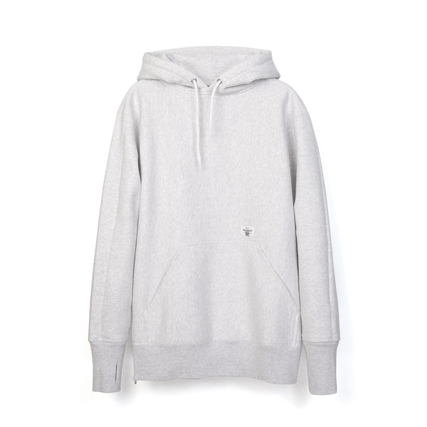 Bedwin & The Heartbreakers | 'David' L/S Heavy Cotton Hooded Sweat Gray - Concrete