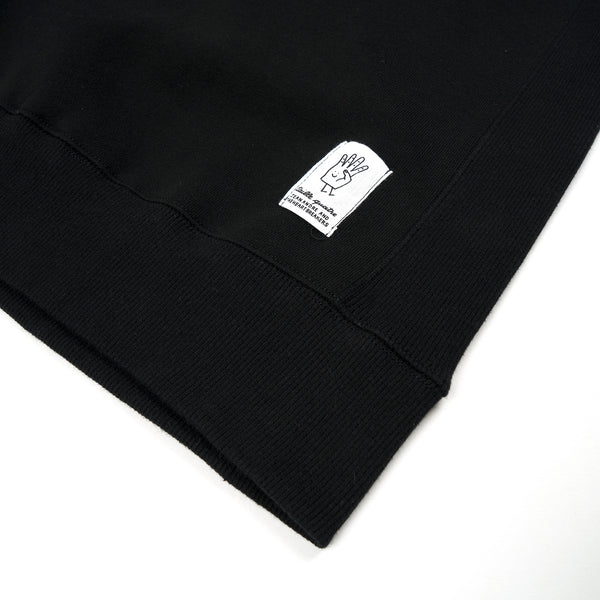 Bedwin & The Heartbreakers | 'Lou' L/S C-Neck Sweat Black - Concrete