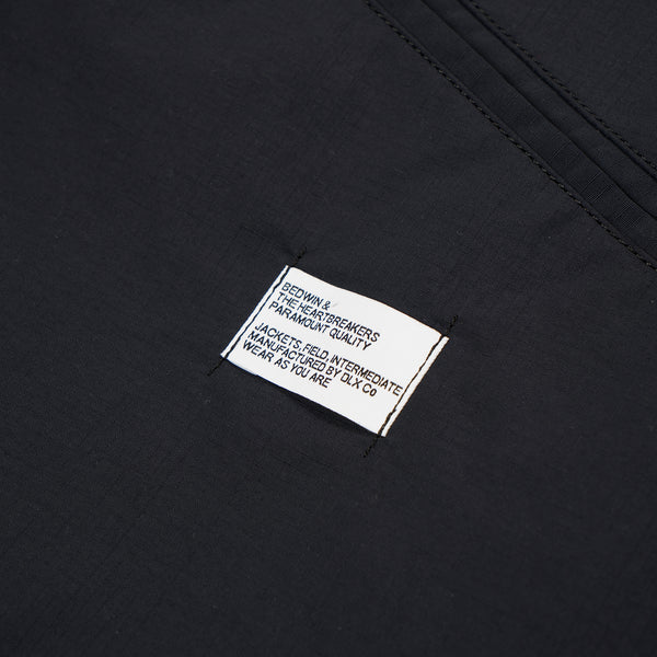 Bedwin & The Heartbreakers | 'Jill' Coaches Jacket Black - Concrete