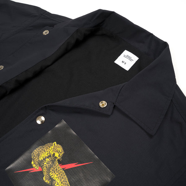 Bedwin & The Heartbreakers | 'Jill' Coaches Jacket Black - Concrete