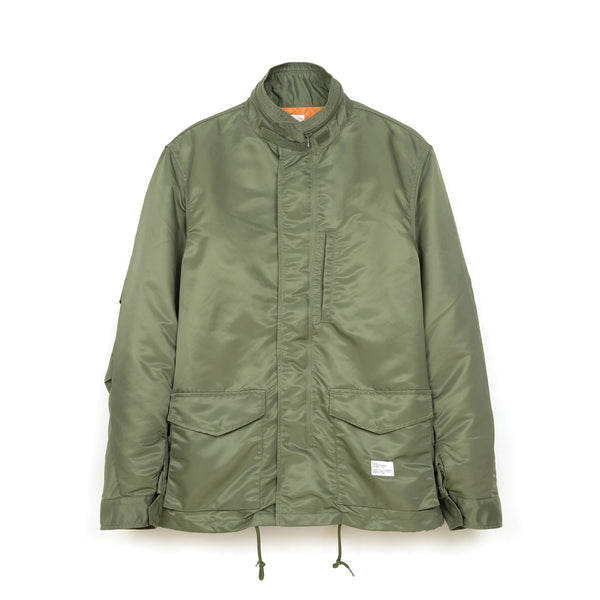 Bedwin & The Heartbreakers | 'Gordon' Type M-65 Field Jacket Olive - Concrete