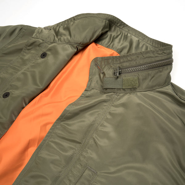 Bedwin & The Heartbreakers | 'Gordon' Type M-65 Field Jacket Olive - Concrete