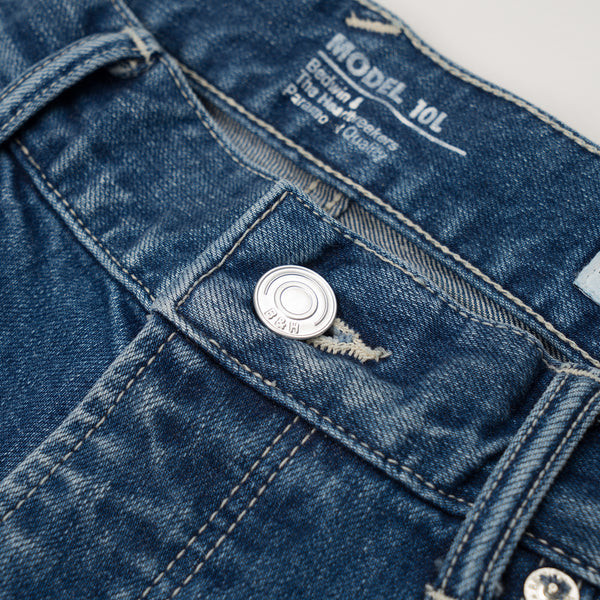 Bedwin & The Heartbreakers | 'Geoffrey' Skinny Fit Stretch Denim Rep Indigo - Concrete