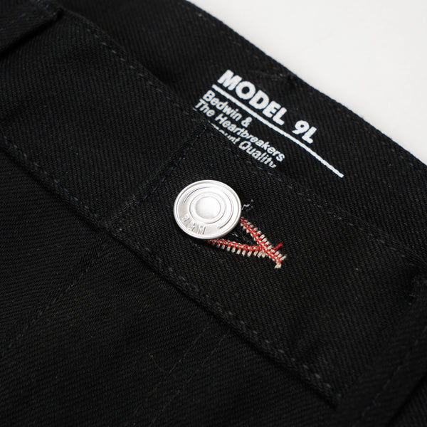 Bedwin & The Heartbreakers | 'Jessee' 9L Denim Pants Raw Black - Concrete