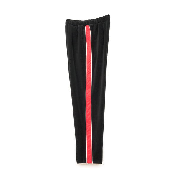 Bedwin & The Heartbreakers | 'Thomas' 10/L Velour Pants Black - Concrete