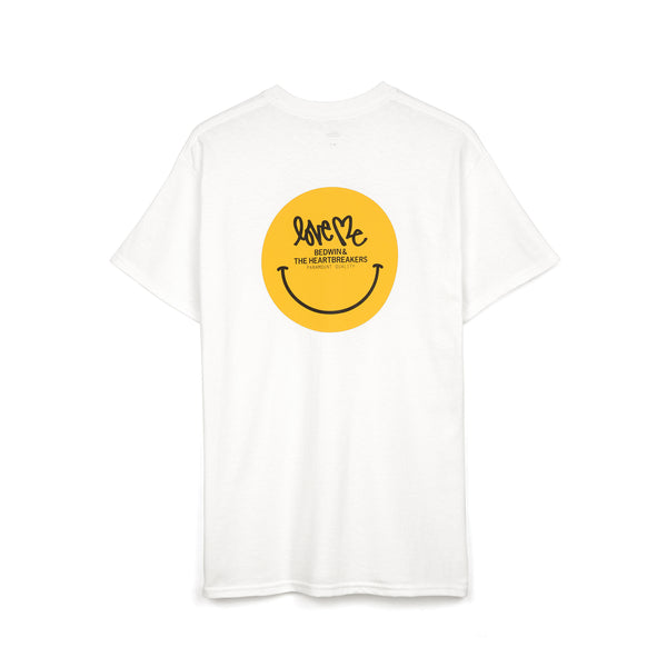 Bedwin & The Heartbreakers | 'Curtis' S/S Print Pocket T-Shirt White - Concrete