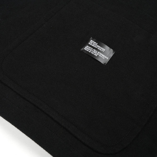 Bedwin & The Heartbreakers | 'Michael' 3B Cotton Moleskin Jacket Black - Concrete
