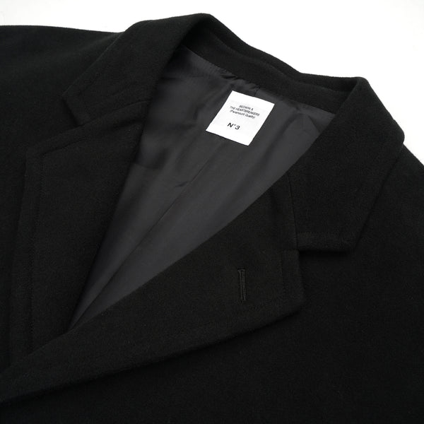 Bedwin & The Heartbreakers | 'Michael' 3B Cotton Moleskin Jacket Black - Concrete