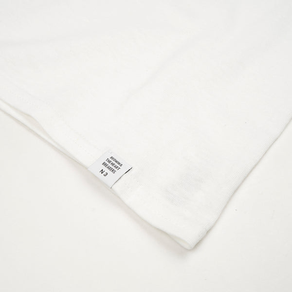 Bedwin & The Heartbreakers | 'Robin' S/S Photo Print T-Shirt White - Concrete