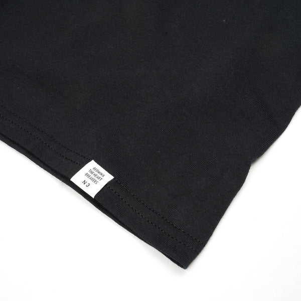 Bedwin & The Heartbreakers | 'Robin' S/S Photo Print T-Shirt Black - Concrete