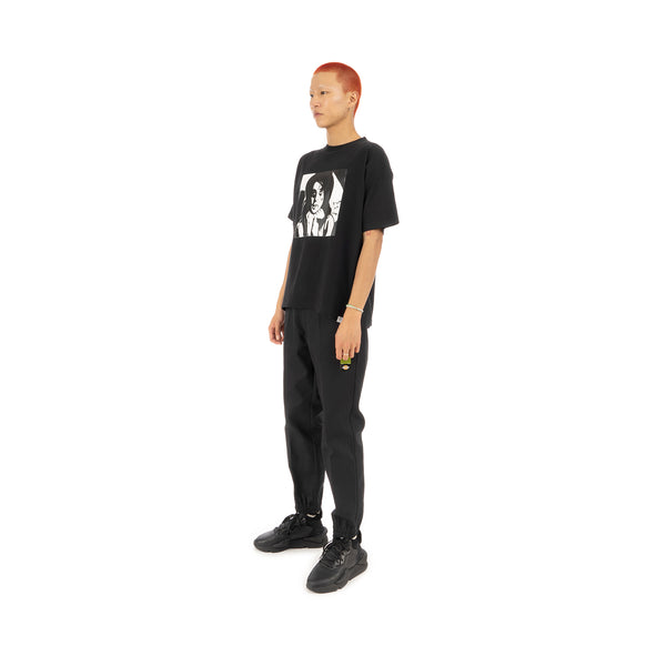 Bedwin & The Heartbreakers | 'Cooper' Short Sleeve Print T-Shirt Black - Concrete