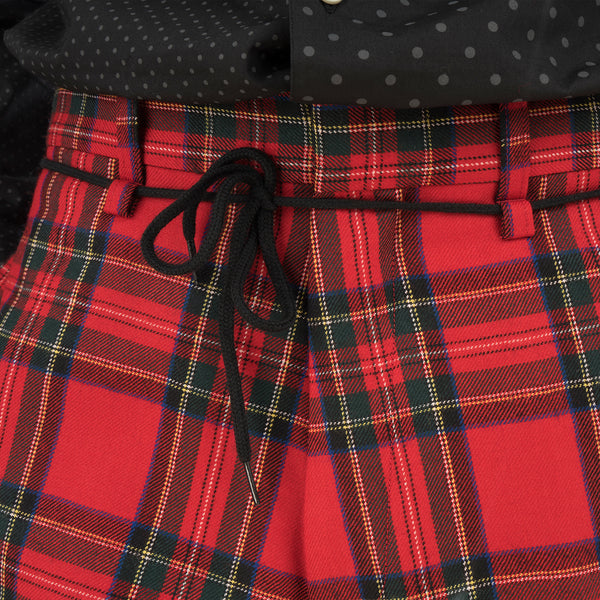 Bedwin & The Heartbreakers | 'Thunders' 10/L Wool Flannel Pants Red - Concrete