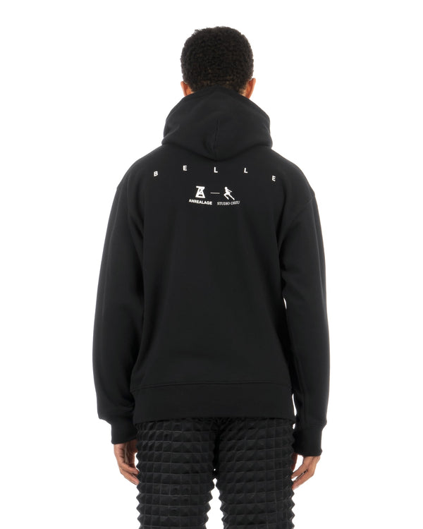 ANREALAGE | 'Belle' Hoodie Black - Concrete