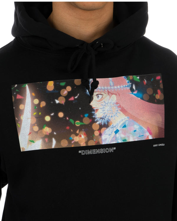 ANREALAGE | 'Belle' Hoodie Black - Concrete
