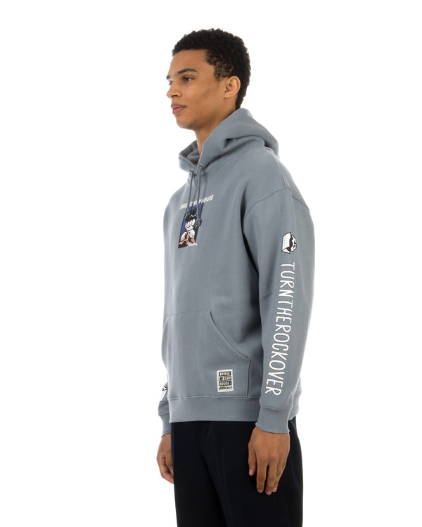Medicom Toy | x Bridge Ship House Brushed Hoodie Dusty Blue - Concrete