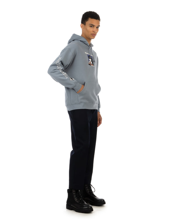 Medicom Toy | x Bridge Ship House Brushed Hoodie Dusty Blue - Concrete