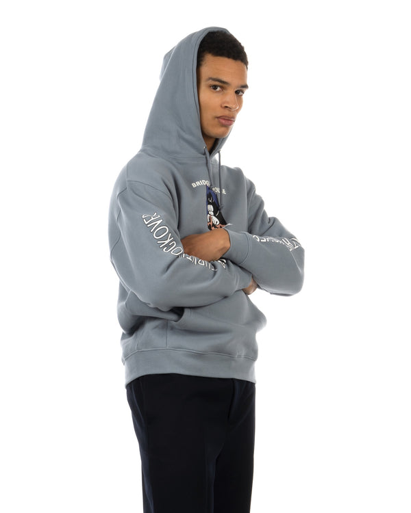 Medicom Toy | x Bridge Ship House Brushed Hoodie Dusty Blue - Concrete