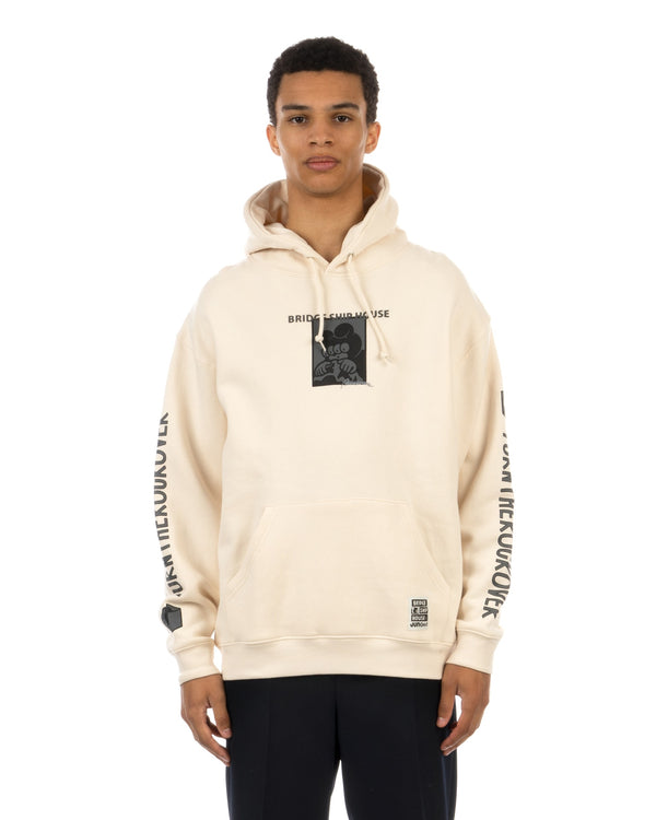 Medicom Toy | x Bridge Ship House Brushed Hoodie Off White - Concrete
