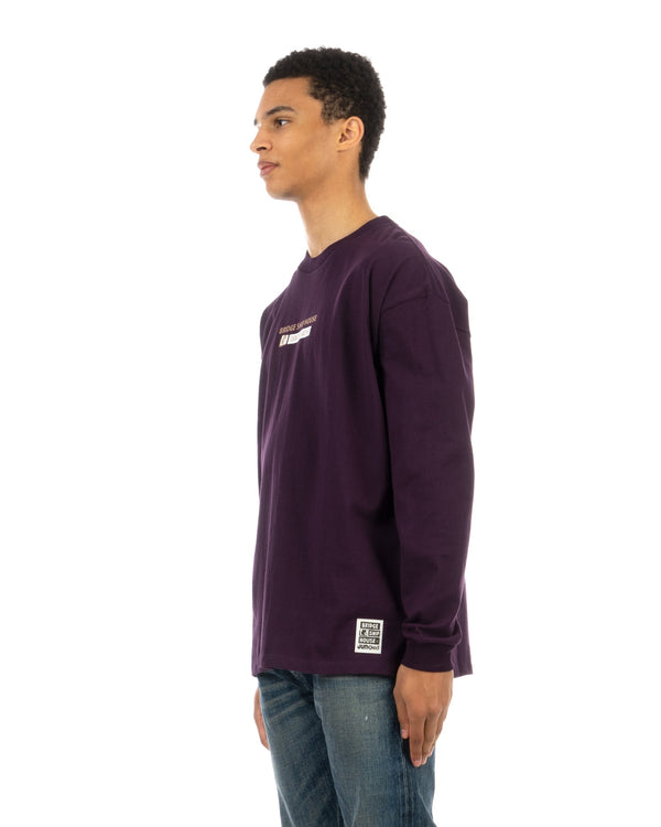 Medicom Toy | x Bridge Ship House Long T-Shirt Purple - Concrete