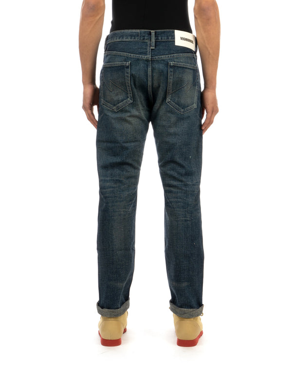 NEIGHBORHOOD | Washed . DP Narrow / C-PT Indigo - Concrete