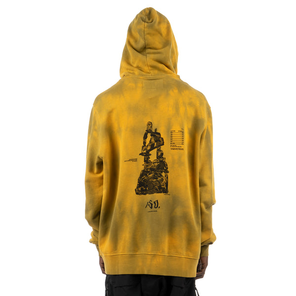 TOBIAS BIRK NIELSEN | H5_G2 Graphic Hoodie Sunned Out Orange - Concrete