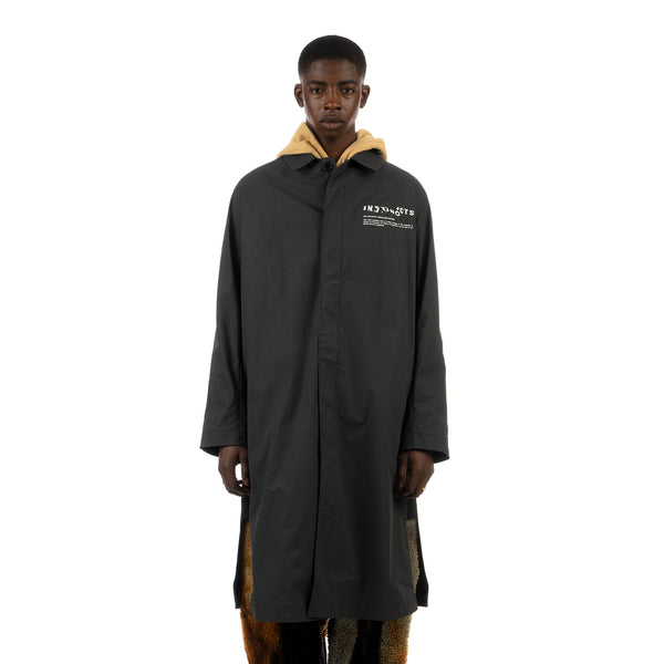 TOBIAS BIRK NIELSEN | J13 Long Coat Faded Black - Concrete