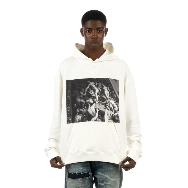 IH NOM UH NIT | New World Paint Hoodie Off White - Concrete