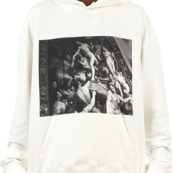 IH NOM UH NIT | New World Paint Hoodie Off White - Concrete