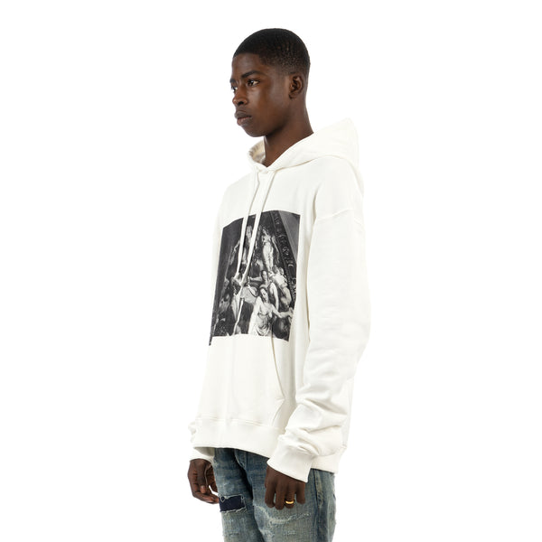 IH NOM UH NIT | New World Paint Hoodie Off White - Concrete