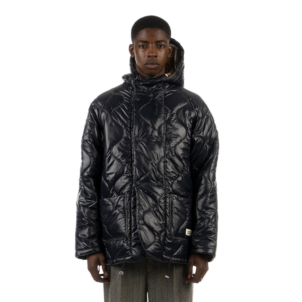 LC23 | Hooded Nylon Jacket Navy - Concrete