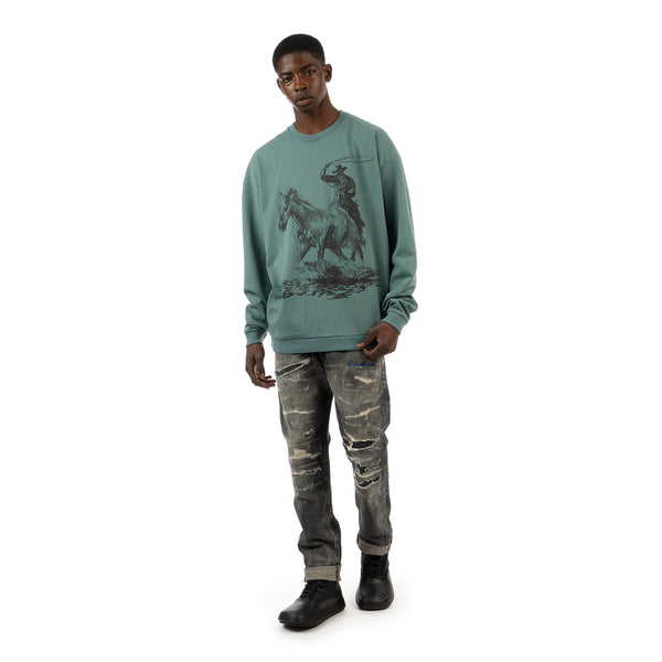 NEIGHBORHOOD | x OOTD / C-CREW . LS Green - Concrete
