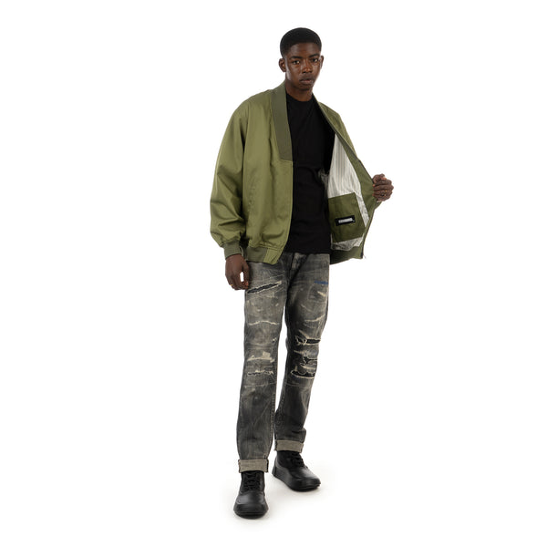 NEIGHBORHOOD | RIB / C-JKT Olive Drab - Concrete